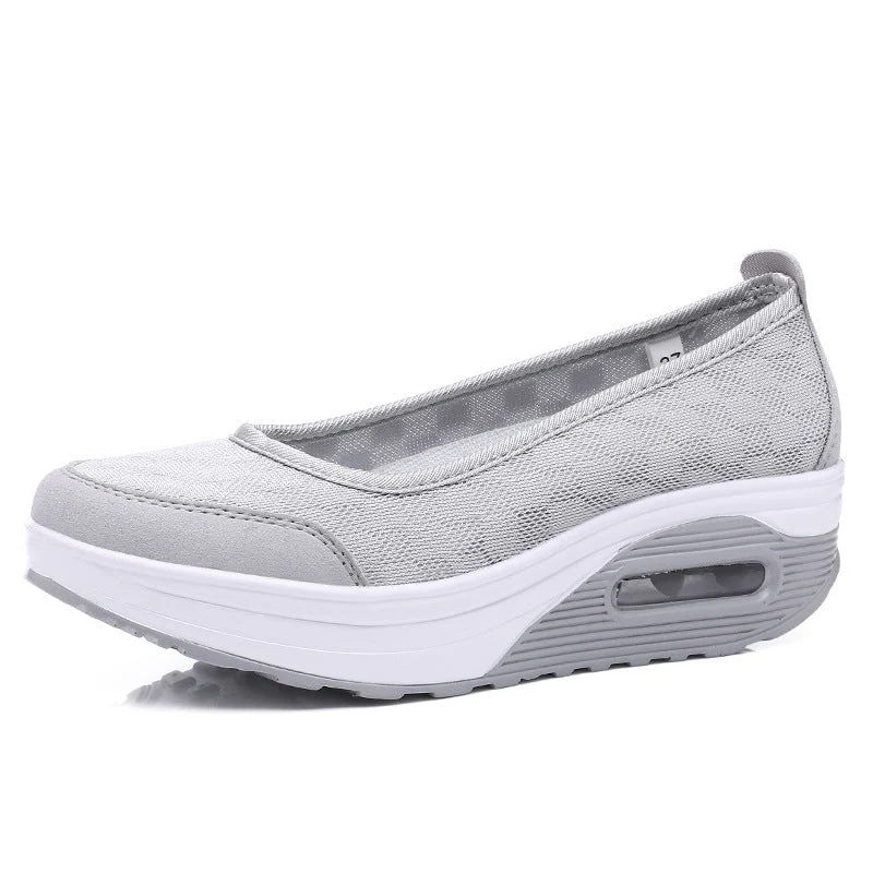 Damen Komfortable Slip-On Sneakers mit dämpfendem Air-Cushion-System