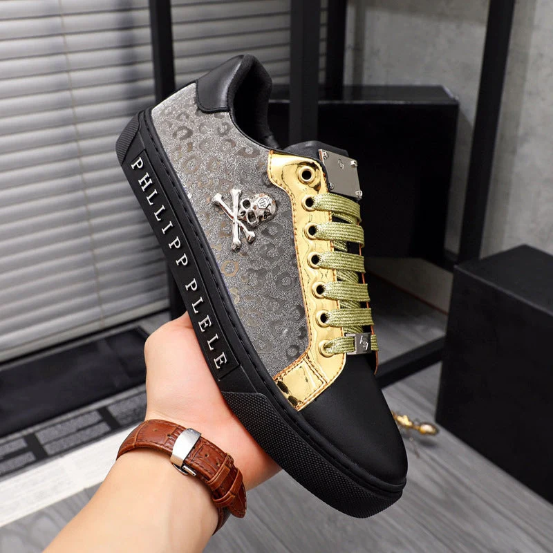 Damen Sneaker aus hochwertigem Material mit modischem Glanz-Detail und rutschfester Sohle Nord Taschen