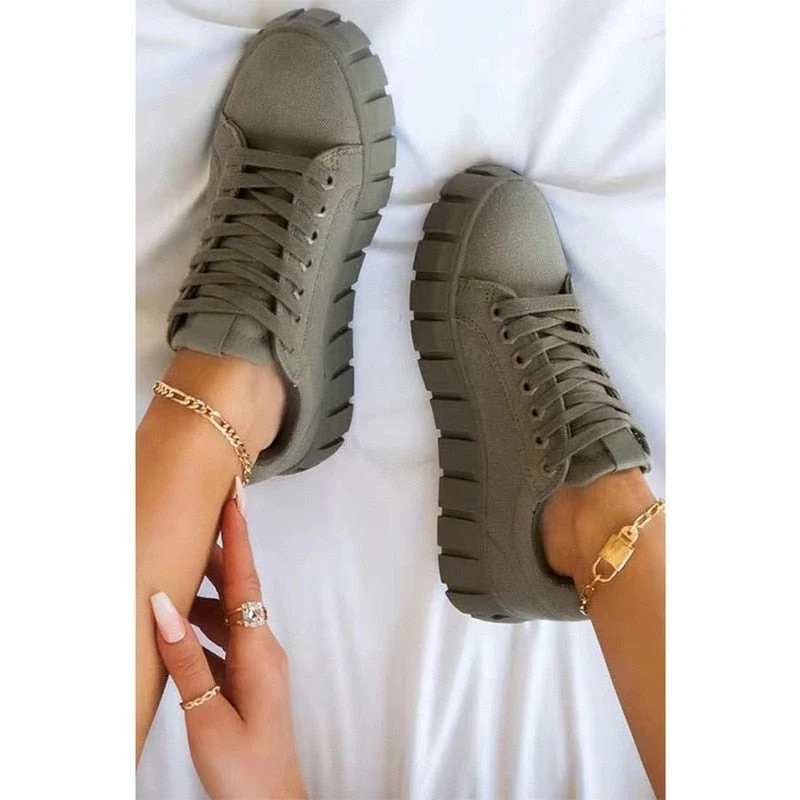 Nord Taschen | Modische Orthopädische Damen-Sportschuhe mit Plateausohle
