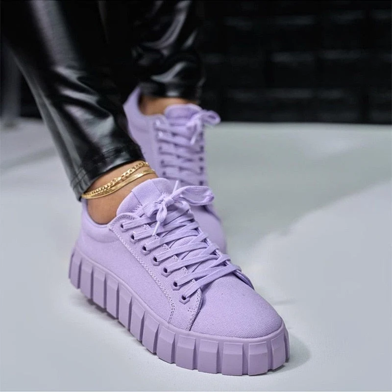 Nord Taschen | Modische Orthopädische Damen-Sportschuhe mit Plateausohle
