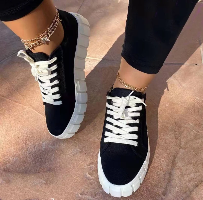 Nord Taschen | Modische Orthopädische Damen-Sportschuhe mit Plateausohle