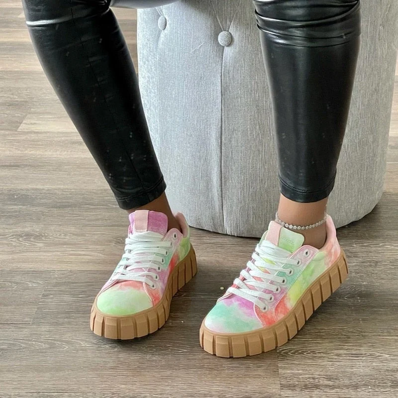 Nord Taschen | Modische Orthopädische Damen-Sportschuhe mit Plateausohle