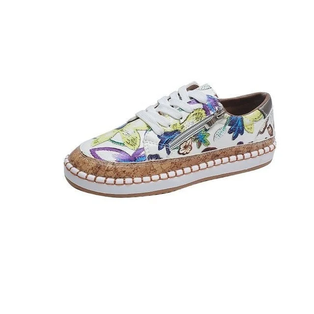 Vintage Vulkanisierte Damen Schuhe Komfort und Stil