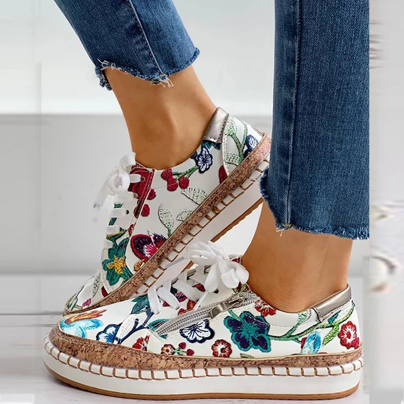 Vintage Vulkanisierte Damen Schuhe Komfort und Stil