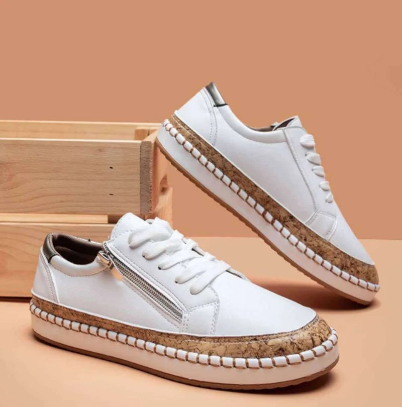 Vintage Vulkanisierte Damen Schuhe Komfort und Stil