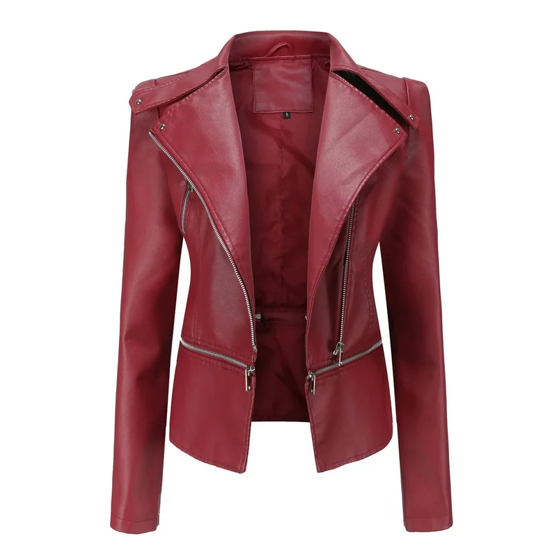 Elegante Lederjacke für Frauen