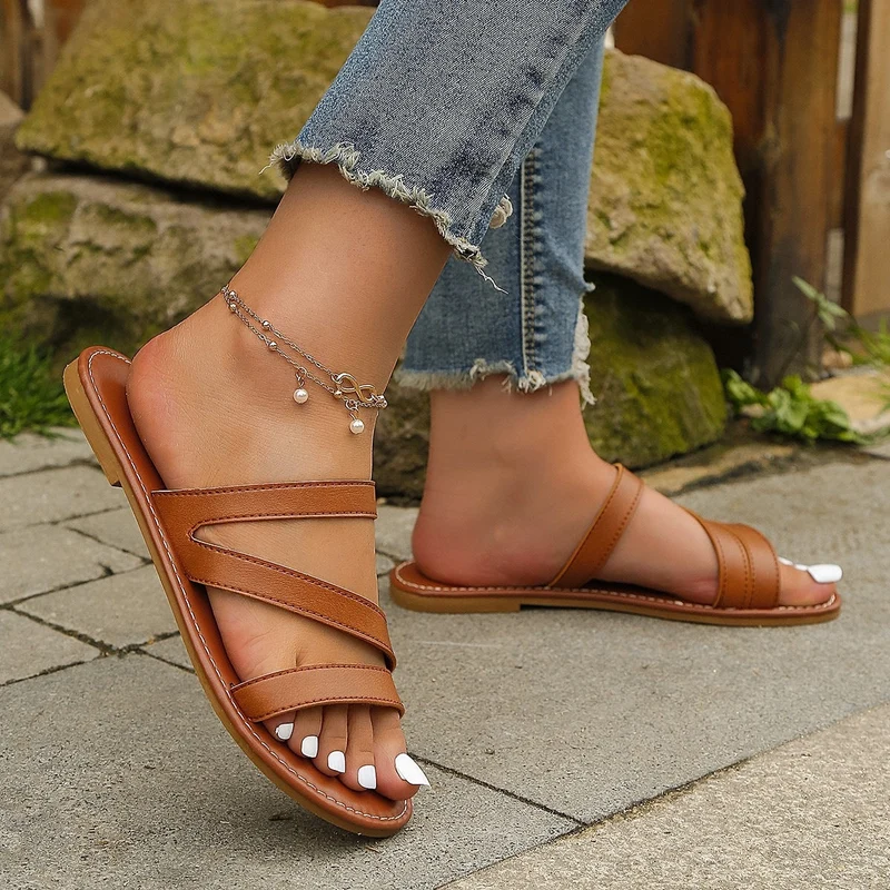 Damen elegante und bequeme Riemchensandalen Nord Taschen