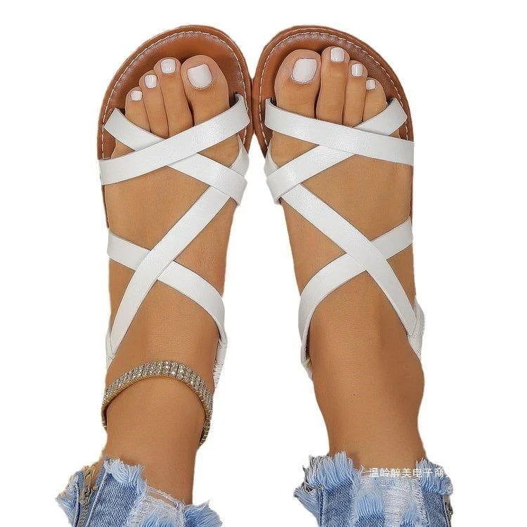 Damen elegante und bequeme Riemchensandalen Nord Taschen
