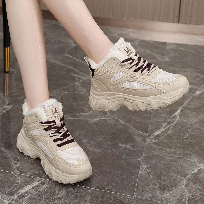 Damen High-Top Sneaker mit isolierendem Innenfutter und rutschfester Sohle Nord Taschen