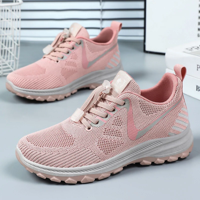 Damen Leichte Mesh-Laufschuhe mit flexibler Sohle Nord Taschen