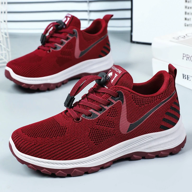 Damen Leichte Mesh-Laufschuhe mit flexibler Sohle Nord Taschen