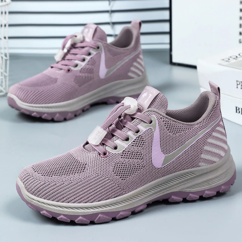 Damen Leichte Mesh-Laufschuhe mit flexibler Sohle Nord Taschen