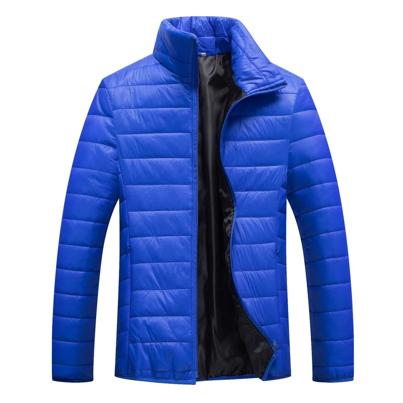 Herren Steppjacke mit hochgeschlossenem Kragen und wärmender Füllung