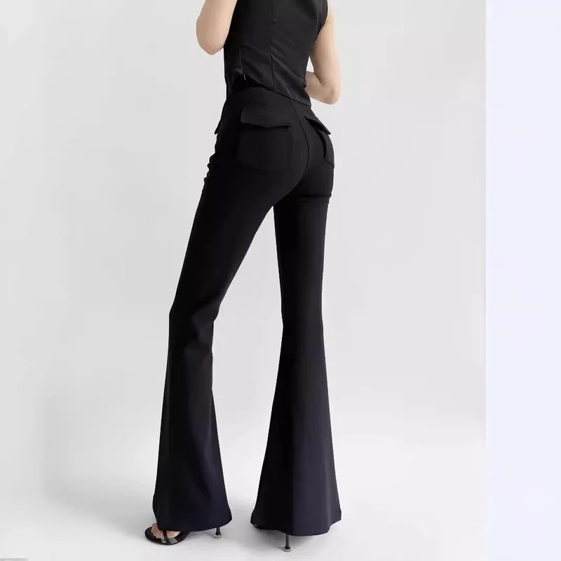 Damen elegante Flared-Hose
