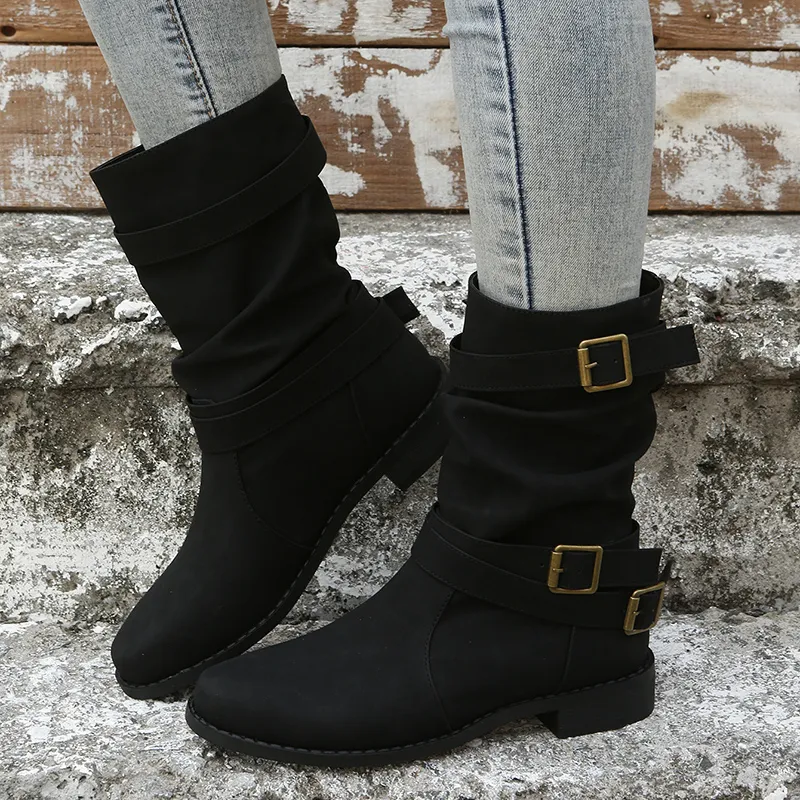 Nord Taschen | Kniehohe Retro-Stiefel