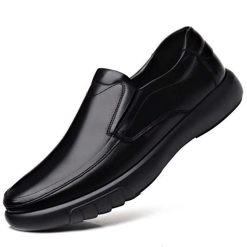 Damen Bequeme Leder Slipper