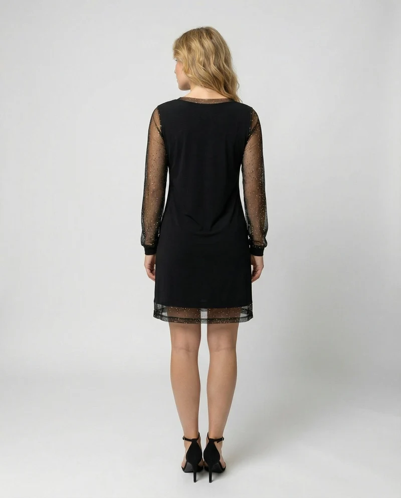 Elegantes V-Ausschnitt Abendkleid