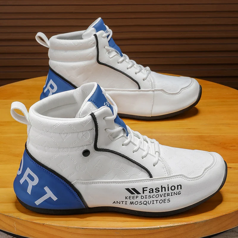 Damen sportliche High-Top Sneakers mit schützendem Design und rutschfester Sohle