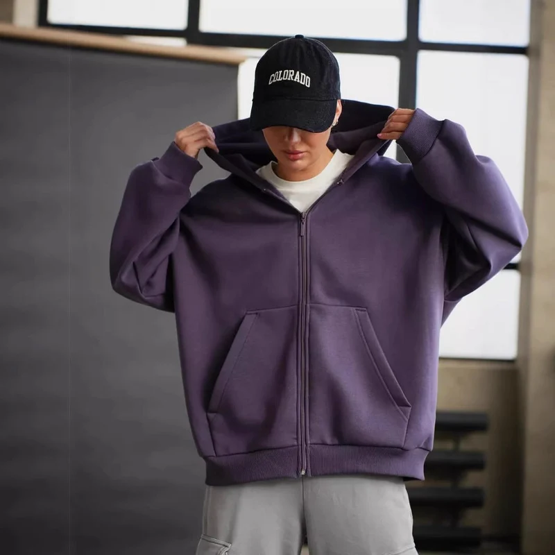 Damen Zip-Hoodie mit lässigem Schnitt und großen Taschen Nord Taschen