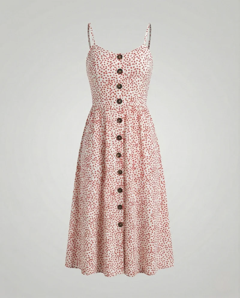 Freizeitkleid Damen Midikleid Träger