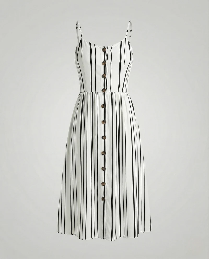 Freizeitkleid Damen Midikleid Träger