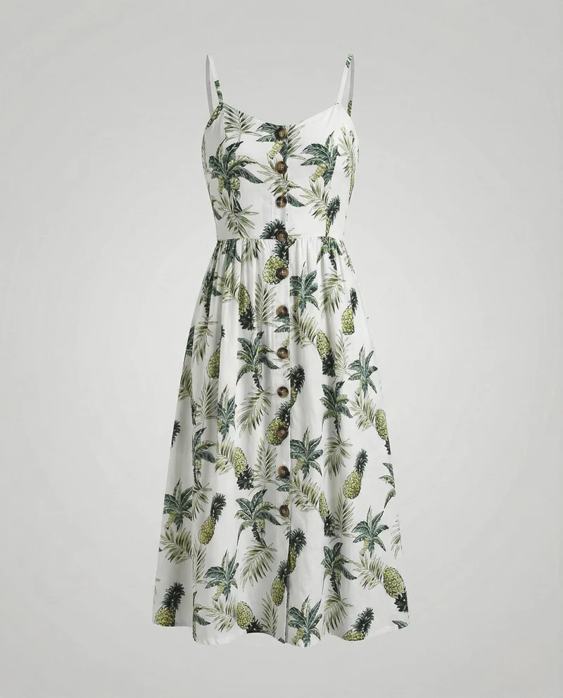 Freizeitkleid Damen Midikleid Träger