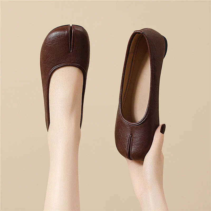 Damen Elegante und bequeme Ballerinas mit flexiblem Fußbett Nord Taschen