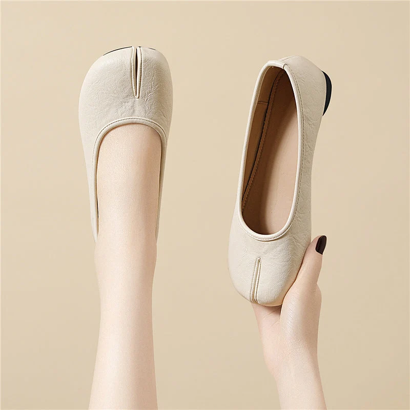 Damen Elegante und bequeme Ballerinas mit flexiblem Fußbett Nord Taschen