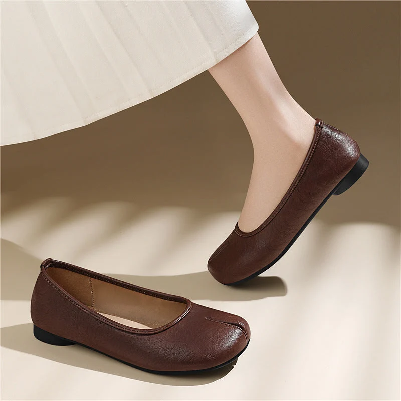 Damen Elegante und bequeme Ballerinas mit flexiblem Fußbett Nord Taschen