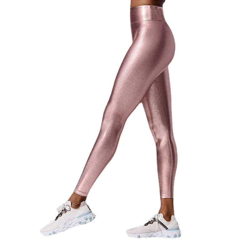 Damen Hochglänzende Leggings im eleganten Design