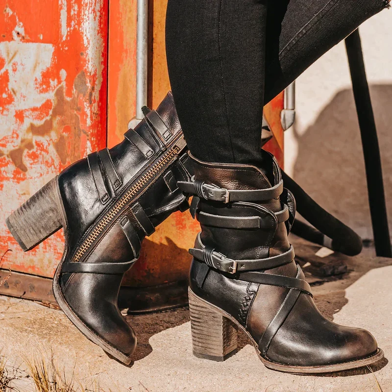 Damen Retro Stiefel