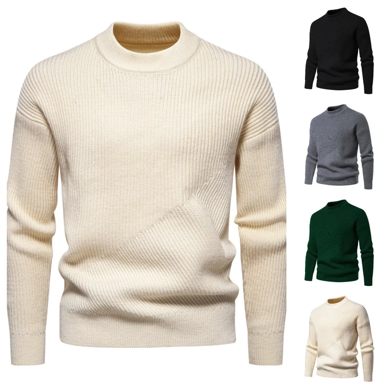 Herren Feinstrickpullover mit modernem Rippenmuster und hochwertiger Verarbeitung Nord Taschen
