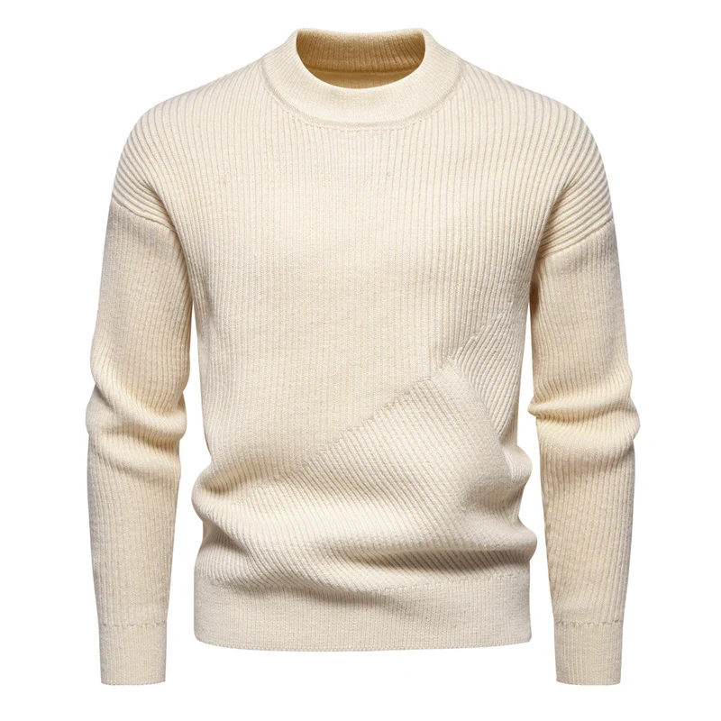 Herren Feinstrickpullover mit modernem Rippenmuster und hochwertiger Verarbeitung Nord Taschen
