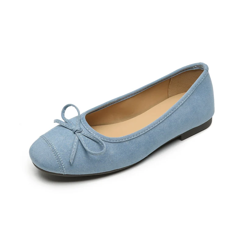 Damen Ballerinas mit eleganter Schleifenverzierung und weicher Innenausstattung