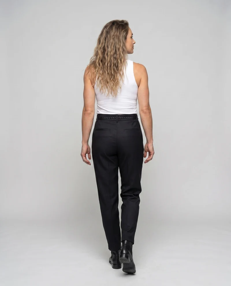 Damen elegante Leinenhose