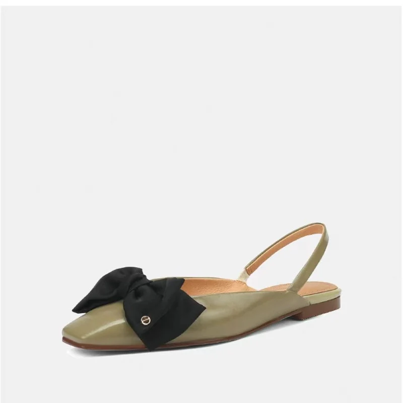 Damen Slingback-Ballerinas mit dekorativem Schleifenakzent Nord Taschen