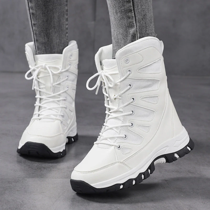 Damen High-Top Outdoor-Schuhe mit rutschfester Sohle und atmungsaktivem Obermaterial