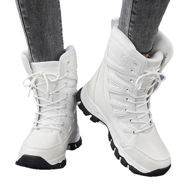 Damen High-Top Outdoor-Schuhe mit rutschfester Sohle und atmungsaktivem Obermaterial