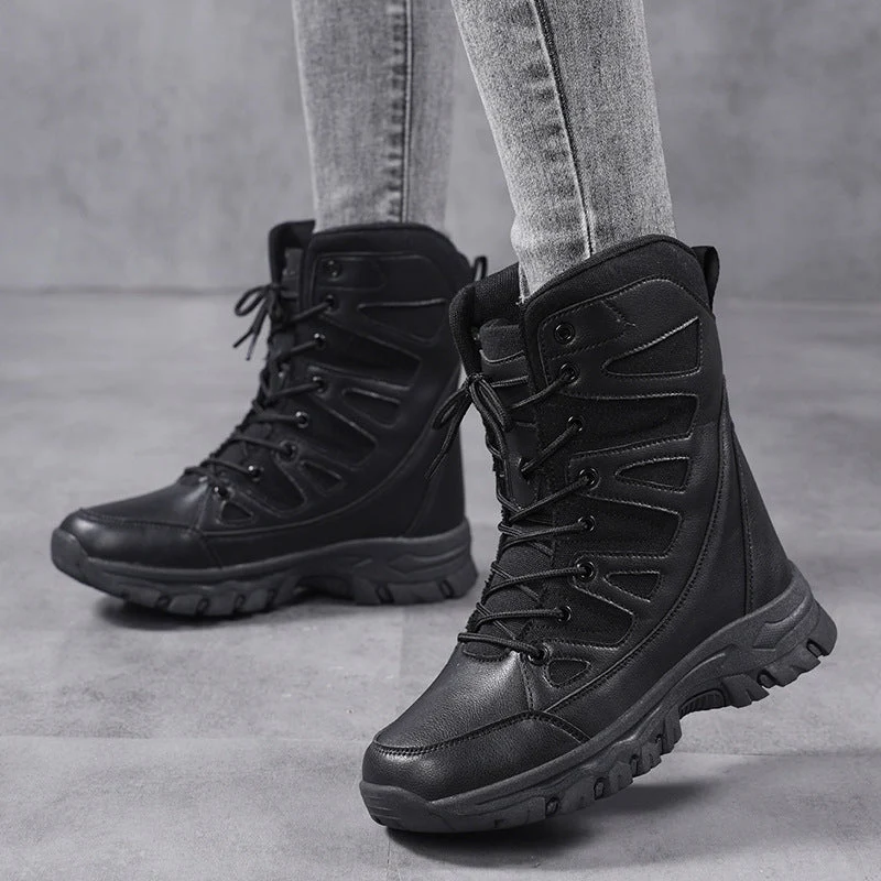 Damen High-Top Outdoor-Schuhe mit rutschfester Sohle und atmungsaktivem Obermaterial
