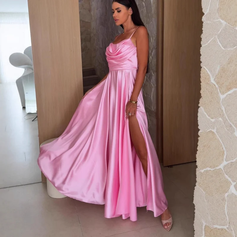 Damen Maxikleid mit geflochtenem Oberteil und offenem Rücken Nord Taschen