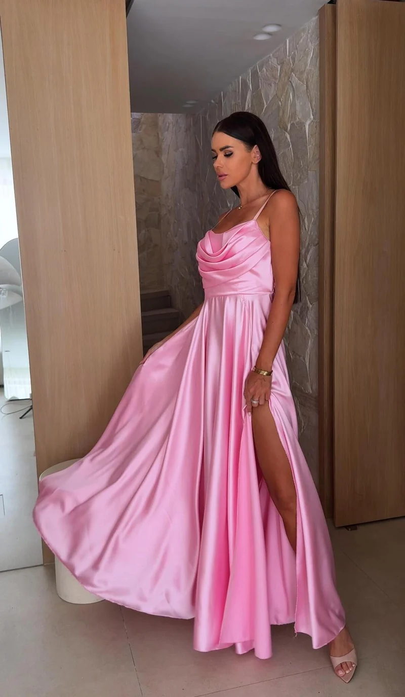 Damen Maxikleid mit geflochtenem Oberteil und offenem Rücken Nord Taschen