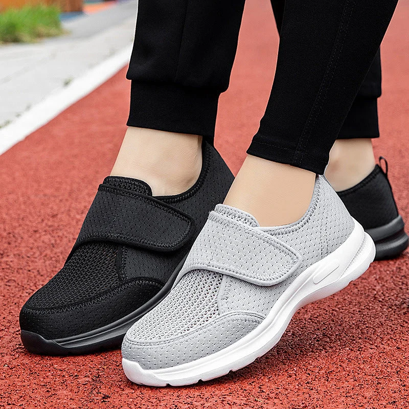 Damen Atmungsaktive Freizeit-Schuhe mit verstellbarem Klettverschluss