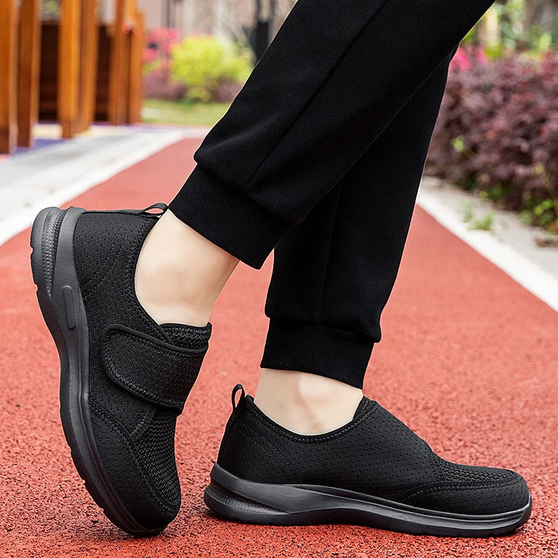 Damen Atmungsaktive Freizeit-Schuhe mit verstellbarem Klettverschluss