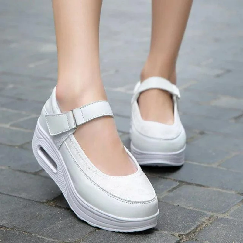 Orthopädische Schuhe mit Dicker Sohle für Damen