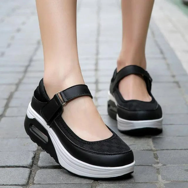 Orthopädische Schuhe mit Dicker Sohle für Damen