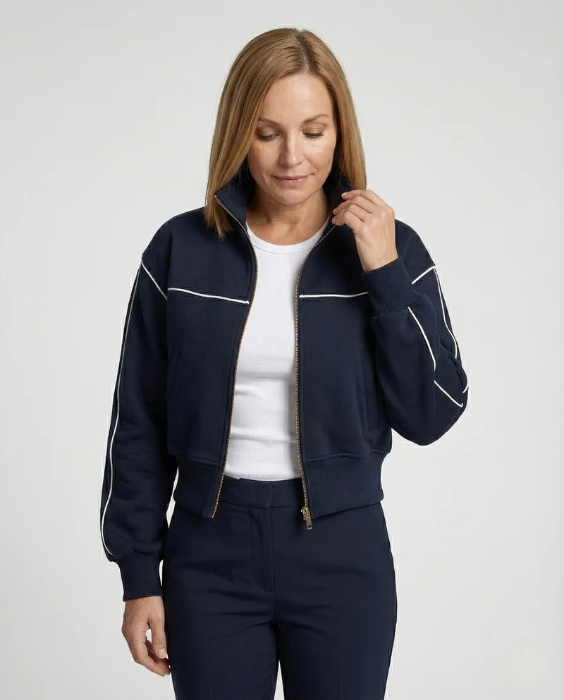 Freizeitkleidung Damen Trainingsjacke Kurz