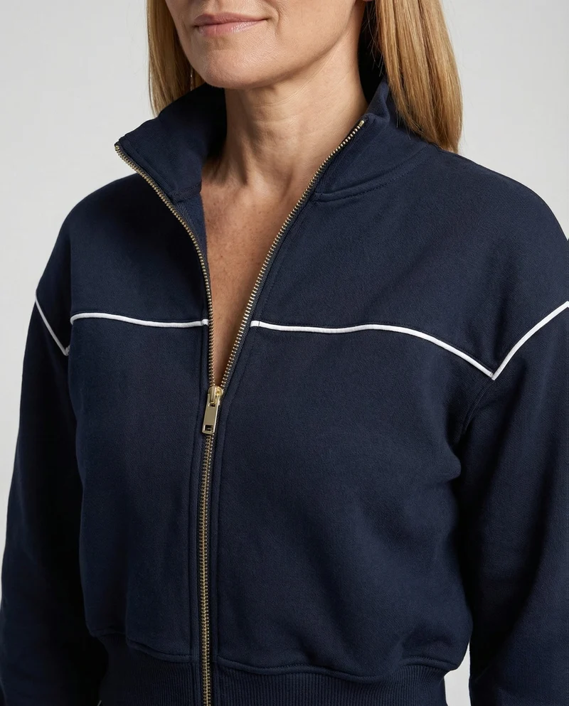 Freizeitkleidung Damen Trainingsjacke Kurz