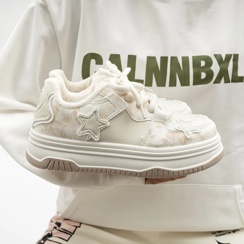 Damen Sneaker mit kuscheligem Innenfutter und flexiblem Sohlenprofil