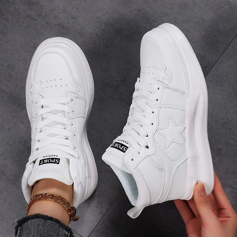 Damen Sportliche Sneaker mit ergonomischer Dämpfungstechnologie und trendigem Sternenmuster Nord Taschen