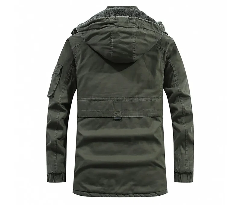 Herren Parka Fleece